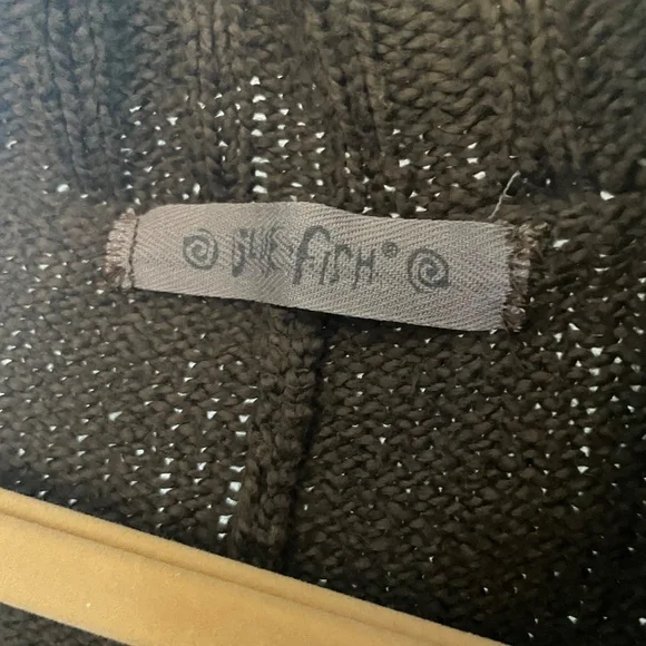 BLUE FISH Olive Cotton Sweater Jacket - Picture 8 of 14